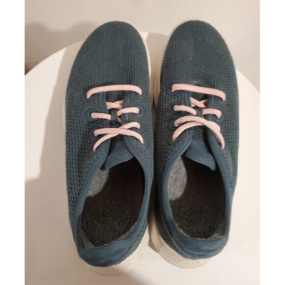 Allbirds Womens Treerunners Lace Up Sneakers Size 9 Blue Shoes Active Running - Picture 6 of 10